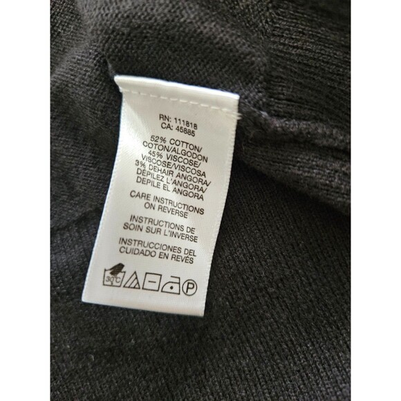 Michael Kors Women's Black Angora Sweater with Jewel Neckline Size M - Picture 5 of 9